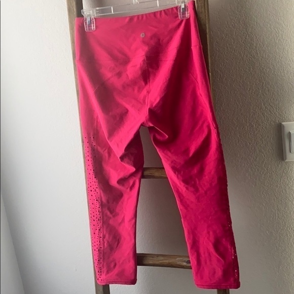 Hot pink workout leggings - 90 Degree by Reflex size M - Picture 5 of 5